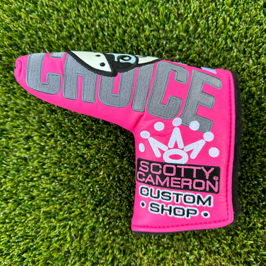 Scotty Cameron Johnny Racer Custom Shop Gray/Pink Blade Headcover