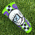 Load image into Gallery viewer, Scotty Cameron Champ Choice Lime/Purple Blade Style Headcover
