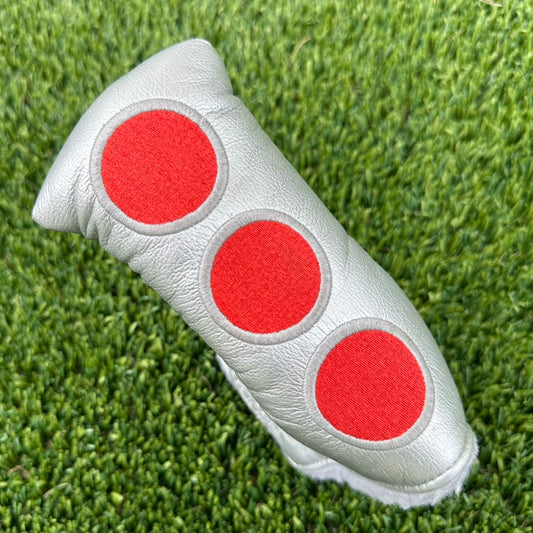 Scotty Cameron Studio Select Silver 3 Red Dots Blade Headcover