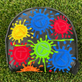 Load image into Gallery viewer, Scotty Cameron Black Paint splash Round Mallet Circle T Headcover
