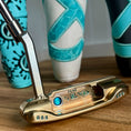 Load image into Gallery viewer, Scotty Cameron Vertical Stamp Masterful GSS 009 Welded Mid Neck Two Tone Cami Co 350G Circle T Putter
