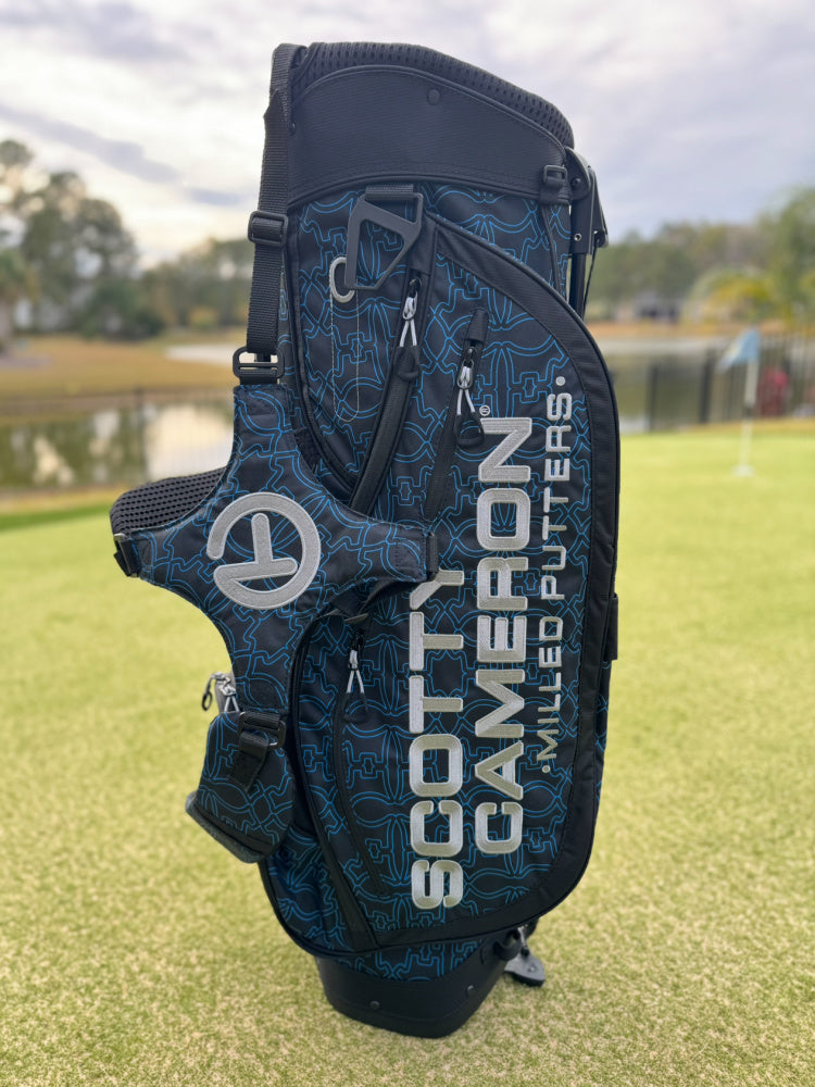 Scotty Cameron 2022 Wallpaper Blue Pathfinder Circle T Stand Bag