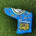 Load image into Gallery viewer, Scotty Cameron Blue Jackpot Johnny Custom Shop Headcover
