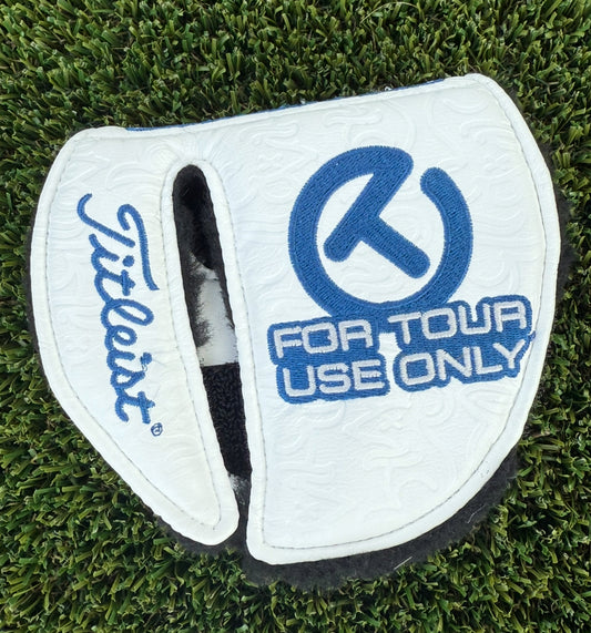 ✨Round Mallet Circle T White/Blue Headcover✨