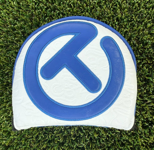 ✨Round Mallet Circle T White/Blue Headcover✨