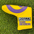 Load image into Gallery viewer, Scotty Cameron Jester Yellow/Purple Circle T Headcover Blade
