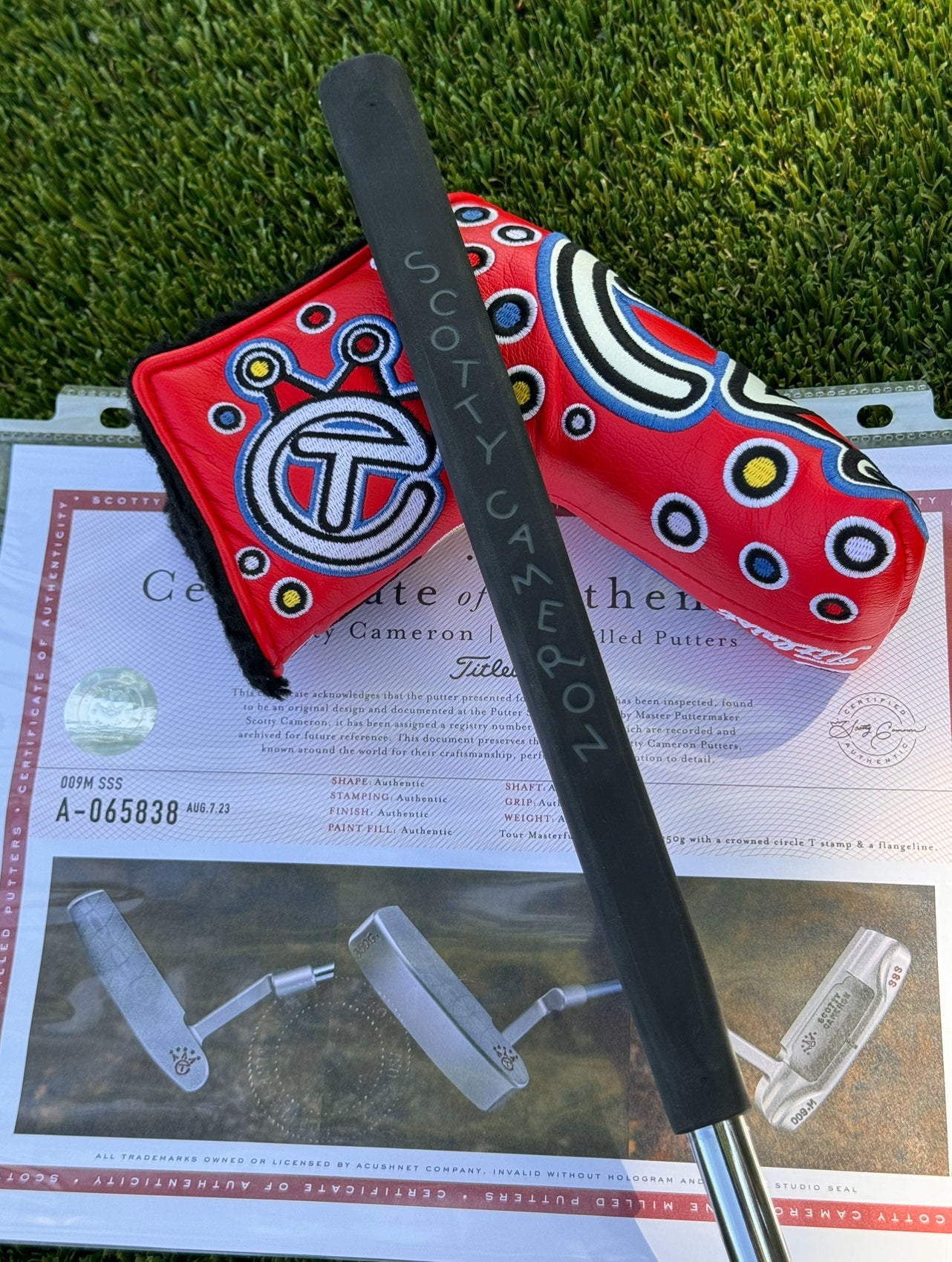 Scotty Cameron 009M SSS 350G Circle T Putter