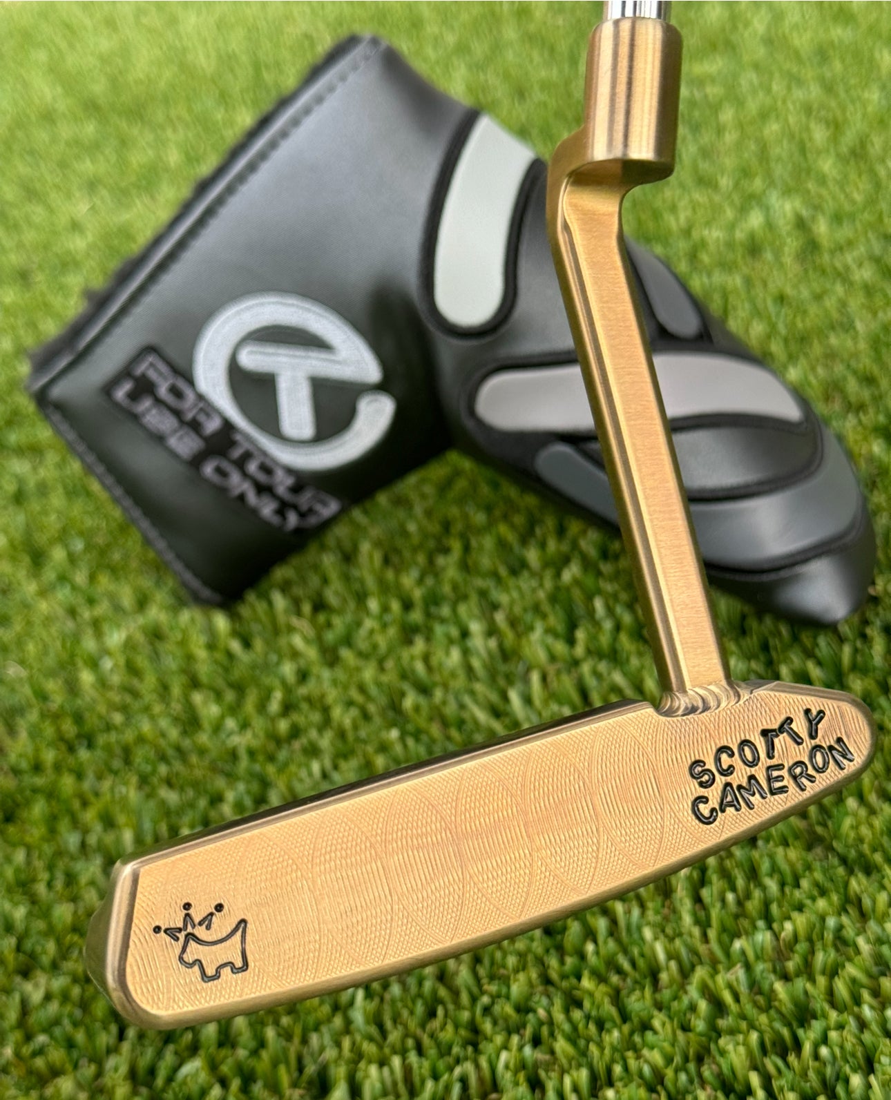 Scotty Cameron Welded Long Neck Timeless SSS Chromatic Bronze 350G Circle T Putter