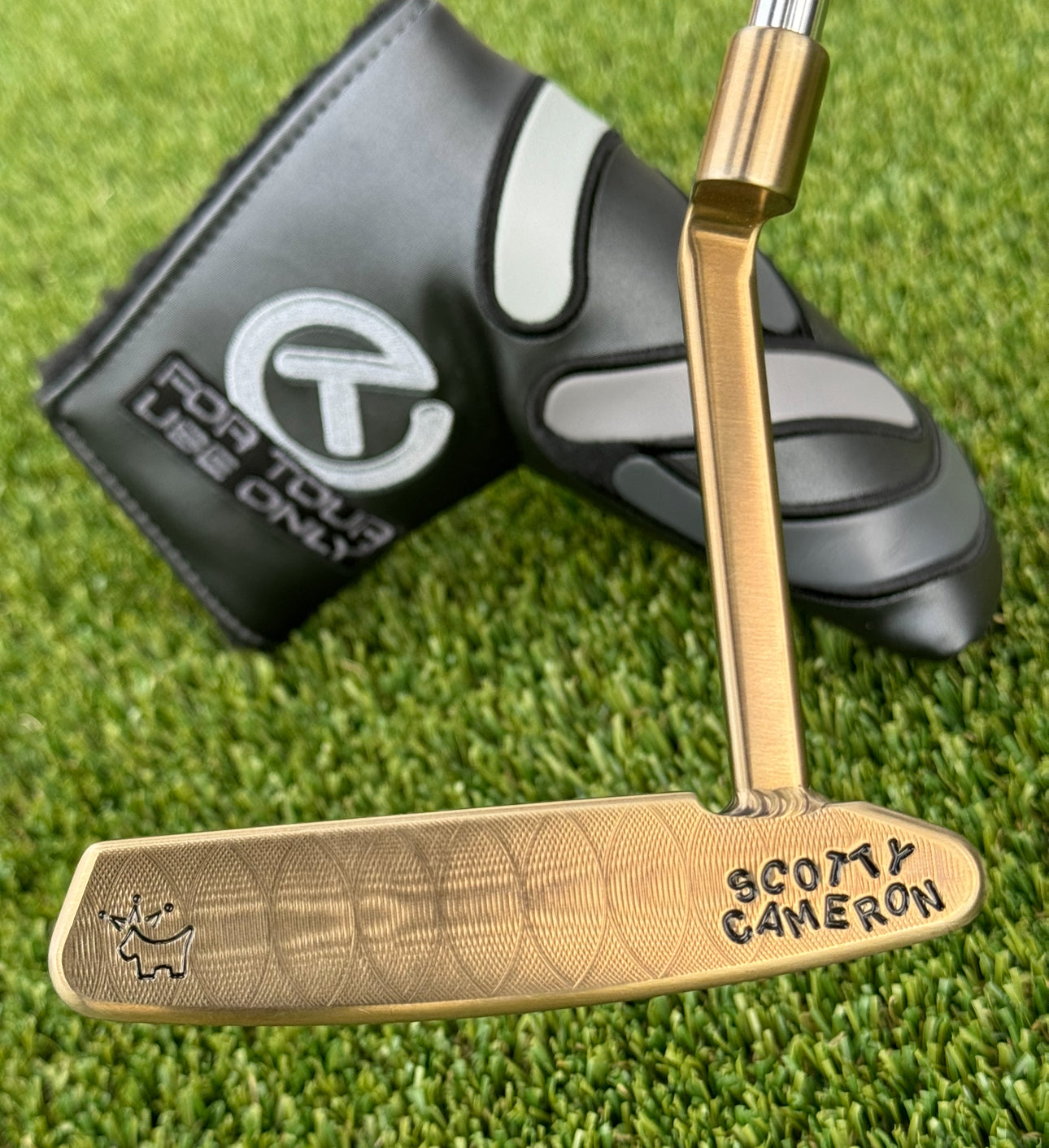 Scotty Cameron Welded Long Neck Timeless SSS Chromatic Bronze 350G Circle T Putter