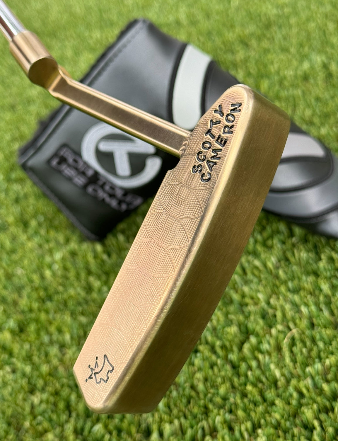 Scotty Cameron Welded Long Neck Timeless SSS Chromatic Bronze 350G Circle T Putter