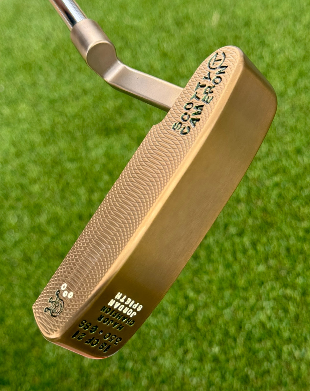 Scotty Cameron 009 GSS Chromatic Bronze JORDAN SPIETH #18/21 Major Champion