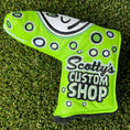 Load image into Gallery viewer, Scotty Cameron Jackpot Johnny Lime Green Custom Shop Blade Headcover
