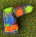 Load image into Gallery viewer, Scotty Cameron Black Paint Splash Blade Circle T Headcover
