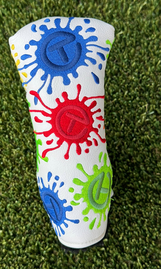 Scotty Cameron White Paint Splash Circle T Blade Headcover