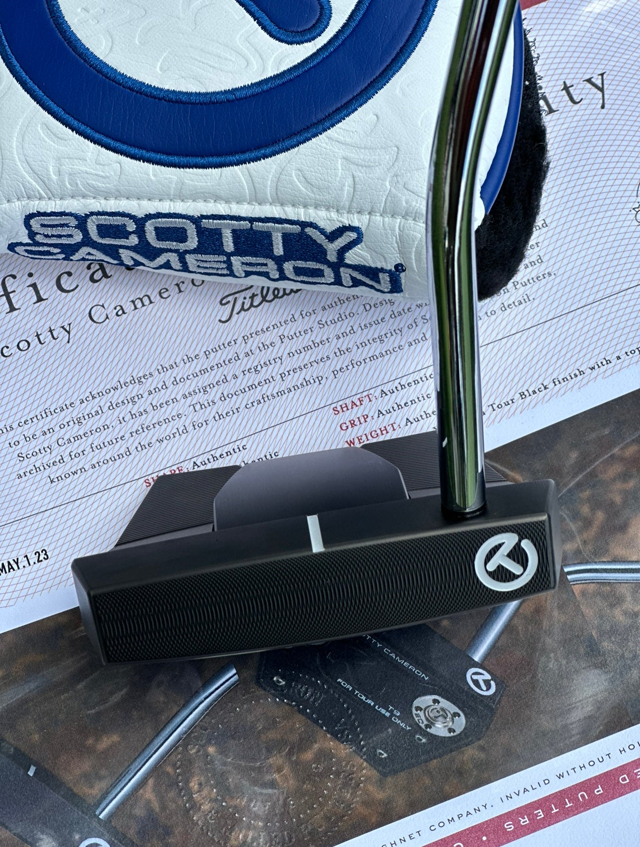 Scotty Cameron Tour Black Phantom T9 360G Circle T Putter