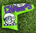 Load image into Gallery viewer, Scotty Cameron Champ Choice Lime/Purple Blade Style Headcover
