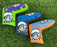 Load image into Gallery viewer, Scotty Cameron Champ Choice Lime/Purple Blade Style Headcover
