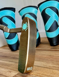 Load image into Gallery viewer, Scotty Cameron Chromatic Bronze Newport GSS 350G Tiffany Bombs Circle T Putter
