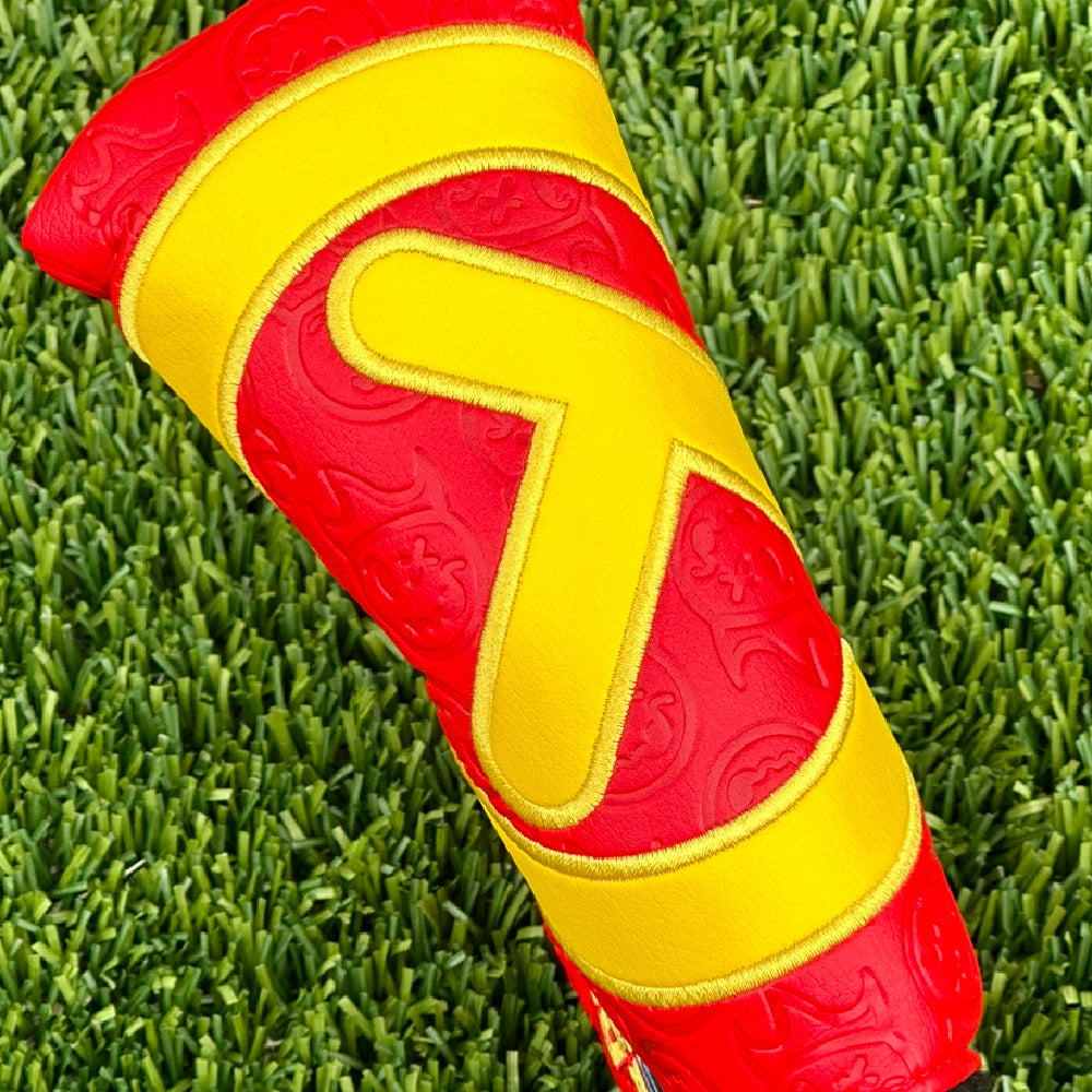 Scotty Cameron Hot Head Harry Industrial Circle T Headcover Red/Yellow