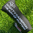 Load image into Gallery viewer, Scotty Cameron Art of Putting Custom Shop Flag Headcover Black

