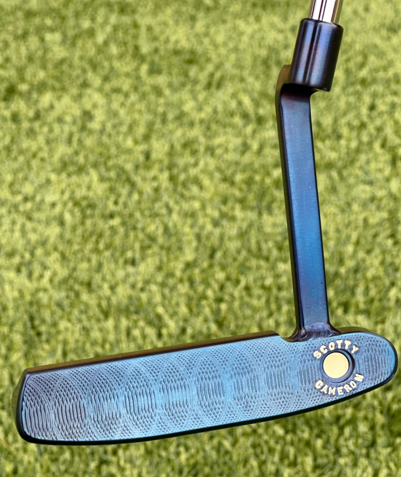 Scotty Cameron Tour 009M Welded Long Neck Chromatic Blue 350G Circle T