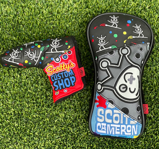 Scotty Cameron Rare Driver and Blade Patchwork Headcovers