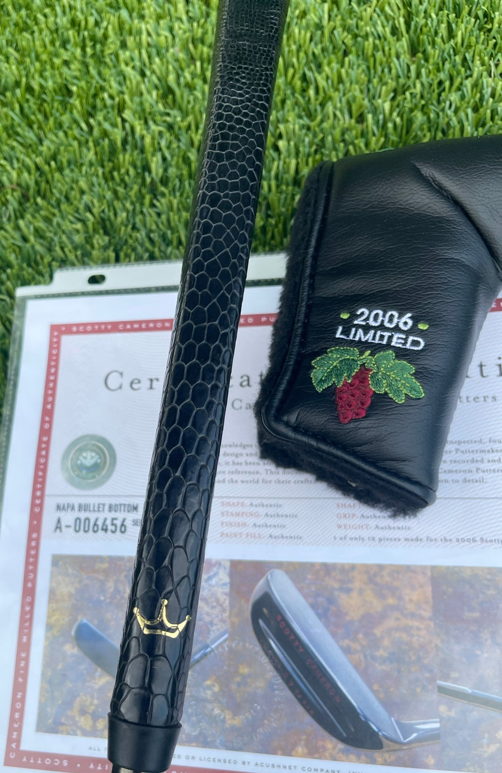 Scotty Cameron 2006 SCADO 1 of 12 Vegas Napa Bullet Bottom Circle T