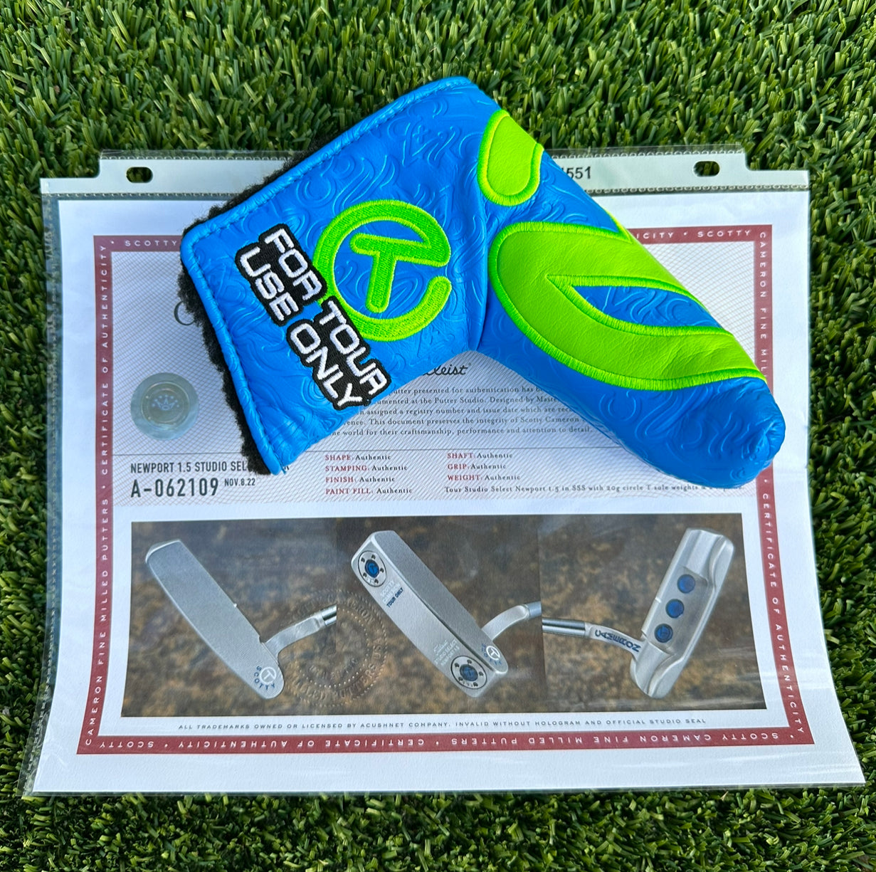 Scotty Cameron Tour Only 1.5 Newport Select SSS 360G Circle T