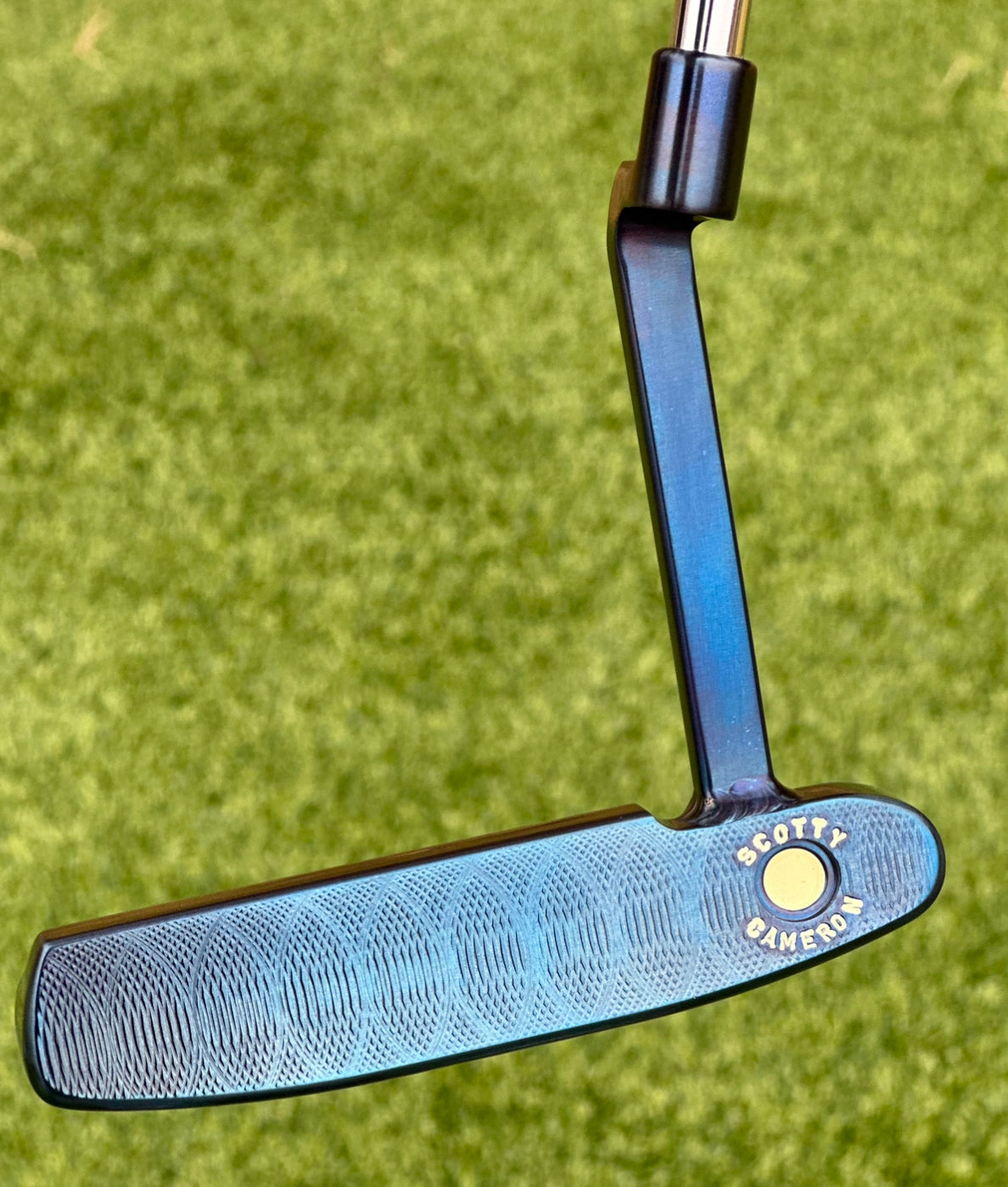 Scotty Cameron Tour 009M Welded Long Neck Chromatic Blue 350G Circle T