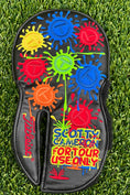 Load image into Gallery viewer, Scotty Cameron Mid Round Mallet Black Paint Splash Headcover
