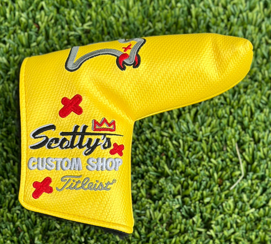 Scotty Cameron 2010 Yellow Custom Shop Junkyard Dog Headcover