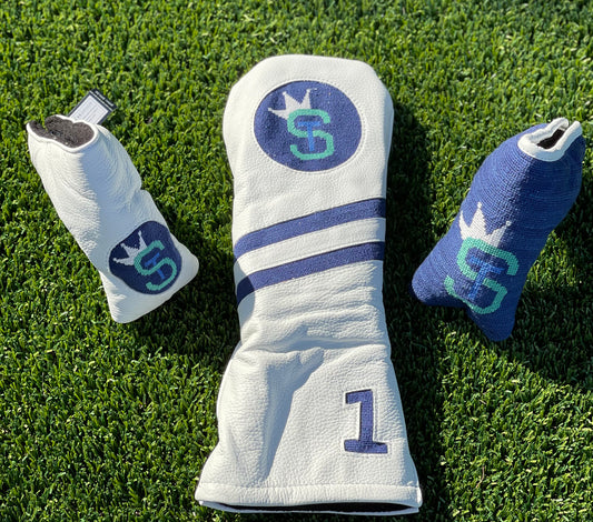 TourScottys Blade Needle Point Blue Headcover